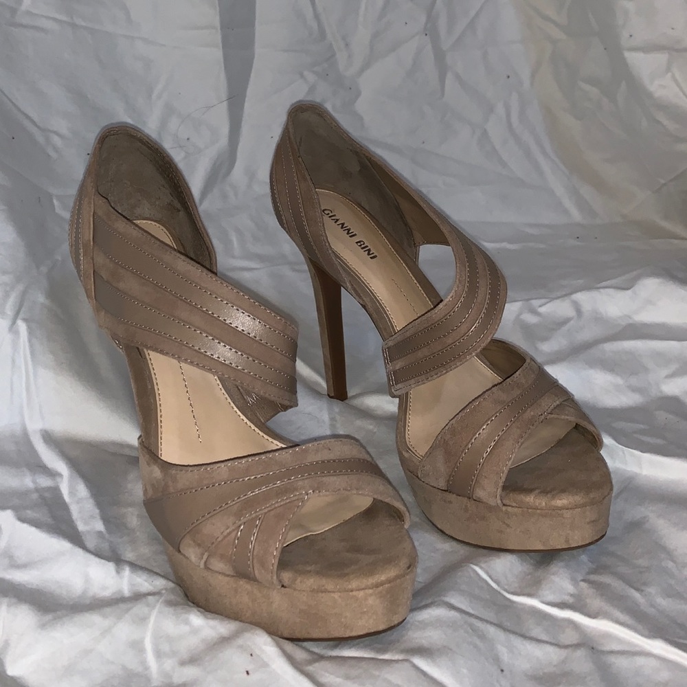 Gianni Bini tan heel, worn once.